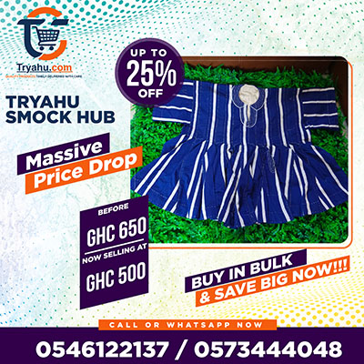 Stylish Handwoven Fugu | Authentic Ghana Smocks Tryahu